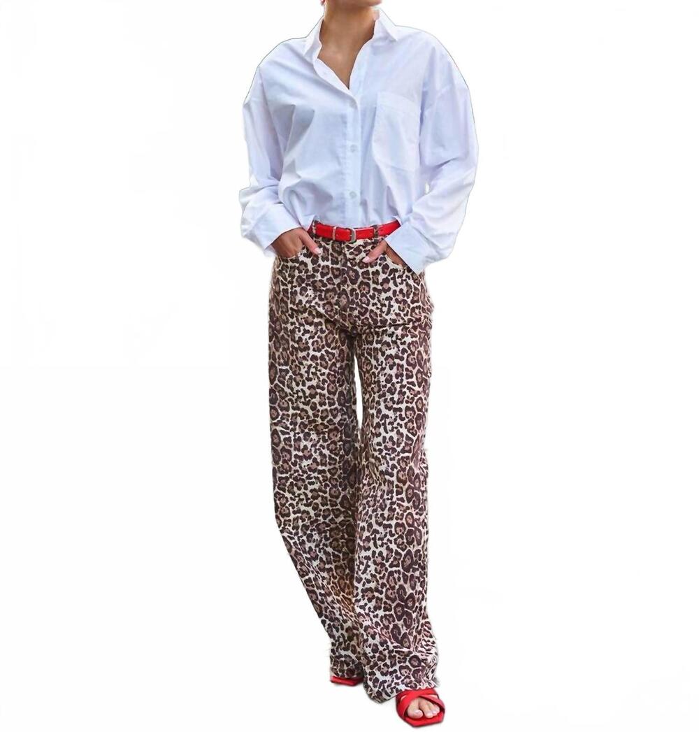 NEW ESQUALO cool relaxed trouser in panther
